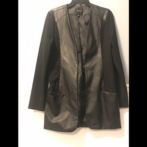 Leather like jacket..size large